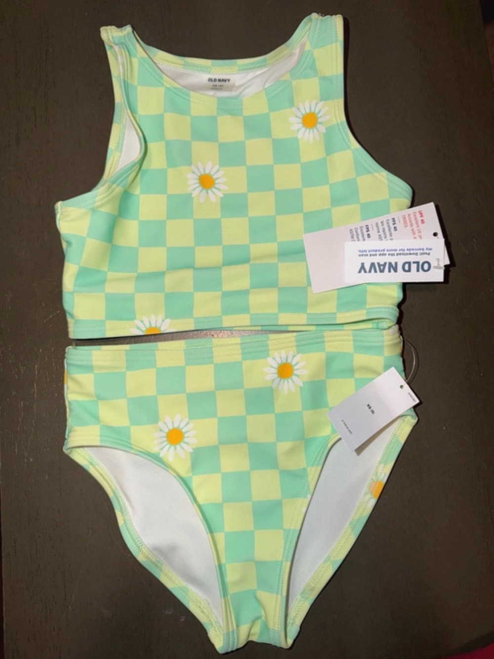 Old Navy girls 2 piece swim suit size XS
